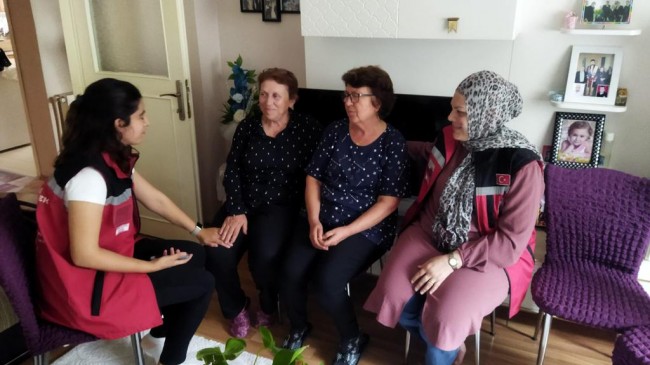 Babaeski Sosyal Hizmet Merkezi'nden Taziye Ziyareti