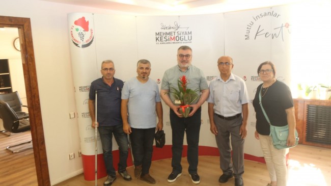 Dernekten Başkan Kesimoğlu’na Ziyaret