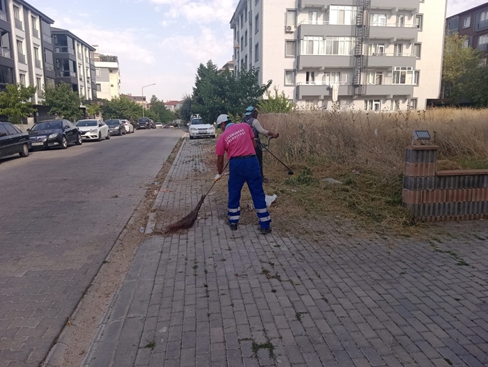 Ot Biçme Çalışmalarını Sürdürüyor