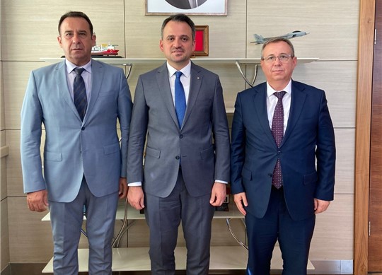 Rektör Tabakoğlu’ndan Bakan Yardımcısı Eminoğlu’na Ziyaret