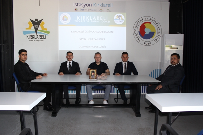 Kırklareli Ülkü Ocaklarından Kırklareli TSO’ya ziyaret
