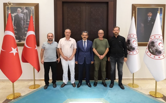 Vali Ekici, Sağlık İşçileri İl Temsilcilerini Kabul Etti