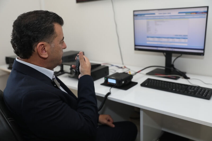 Başkan Çetin Yangın Söndürme Çalışmalarını Canlı Takip Ediyor