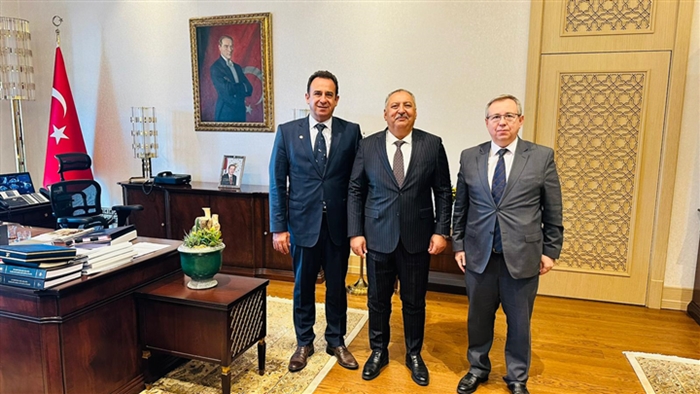 Rektör Tabakoğlu’ndan Cumhurbaşkanlığı İdari İşler Başkanı Kıratlı’ya Ziyaret