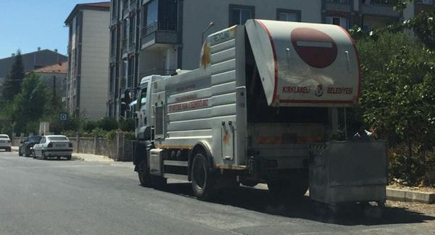 Kırklareli’nde Konteyner Yıkama Çalışmaları Devam Ediyor