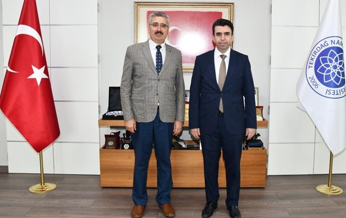 Çorlu Kaymakamı Eren’den Rektör Şahin’e ziyaret