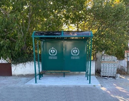 Kırklareli İl Özel İdaresinden Sarıcıali Köyüne bekleme durağı