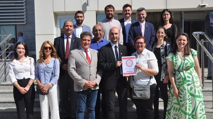 Yeni Başkan Av. Cem Cevahir Yarım Mazbatasını Aldı