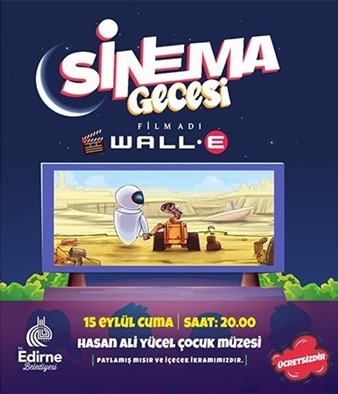 Edirne Belediyesi Sinema Gecesi Bu Akşam