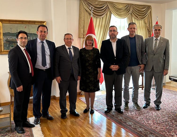 Rektör Tabakoğlu’ndan Tiran Büyükelçisi Atay'a Ziyaret Etti