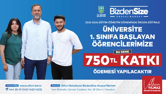 Silivri Belediyesi, Üniversite Öğrencilerine Destek Vermeye Devam Ediyor