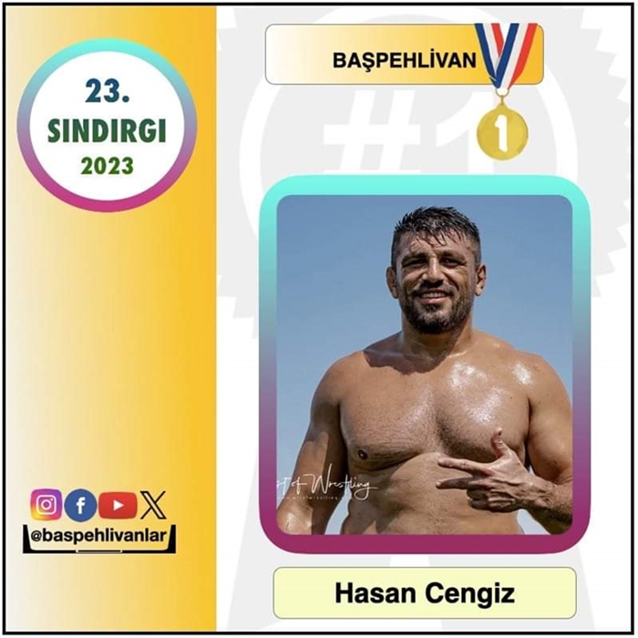 23. Sındırgı Yağcıbedir Yağlı Güreşleri’nde Birinci Trakya Üniversitesinden Çıktı