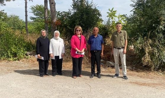Kaymakam ve İl Sağlık Müdüründen Proje Sahasına Saha Ziyareti