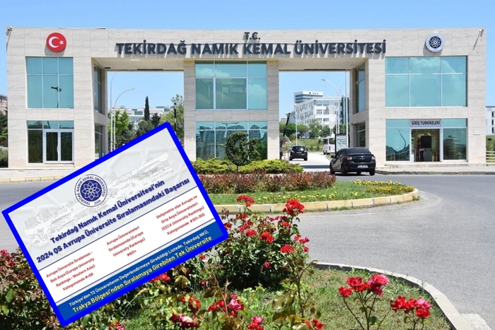 Tekirdağ NKÜ, Avrupa Üniversite Sıralamalarında Başarıya İmza Attı