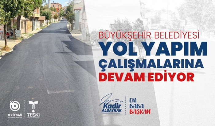 Büyükşehir Belediyesi'nden Malkara'ya Yol Yapımı