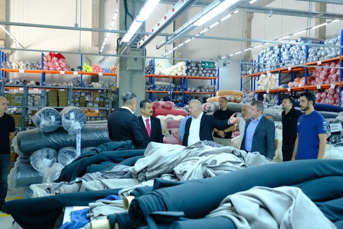 Vali Ekici Kırklareli Organize Sanayi Bölgesinde
