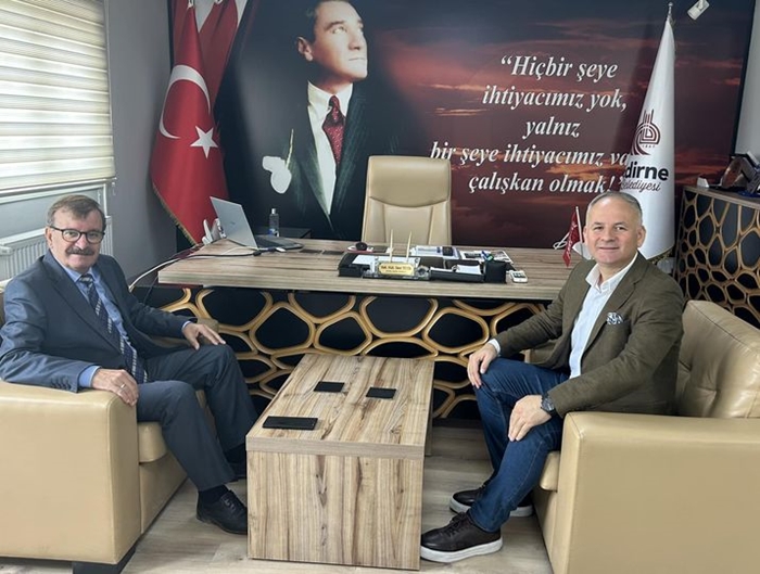 Başkan Türker’den Edirne Belediye Başkan Yardımcısı Tetik’e Ziyaret