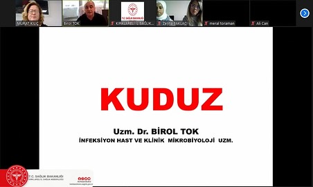 Kuduz Hastalığı ve Profilaksi Yaklaşımı Konulu Hizmet İçi Eğitim