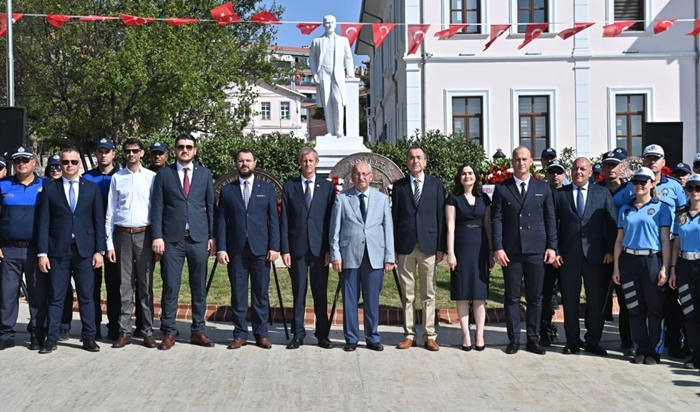 Tekirdağ'da Zabıta Haftası Çelenk Sunma Töreni