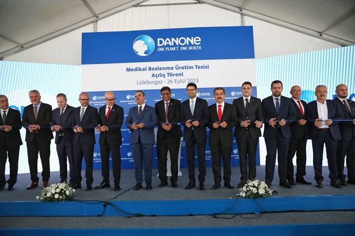 Danone Türkiye Lüleburgaz'da Medikal Beslenme Ürünleri Üretim Tesisi Açıldı