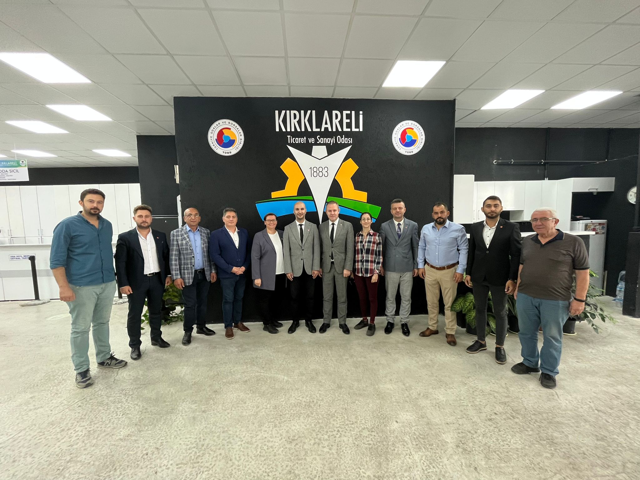 CHP Kırklareli Merkez İlçe Başkanlığından Kırklareli TSO’ya Ziyaret