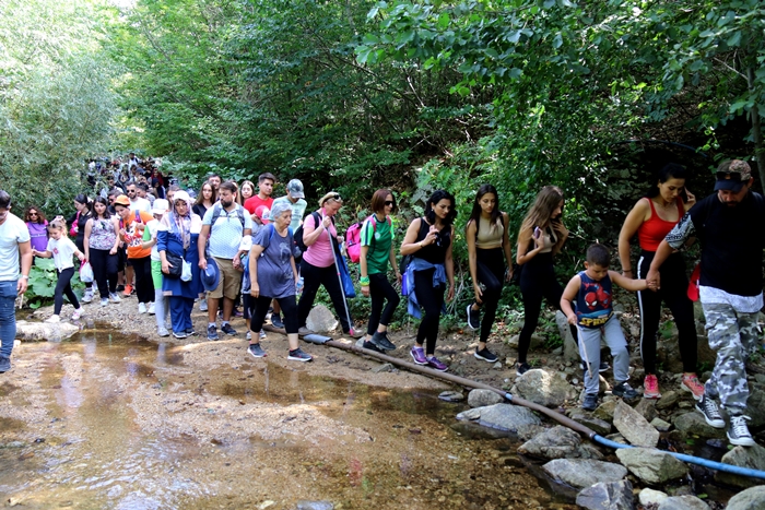 Doğa Yürüyüşü İçin Tercih Vize Kızılağaç Köyü İle Cehennem Şelalesi Arası Oldu