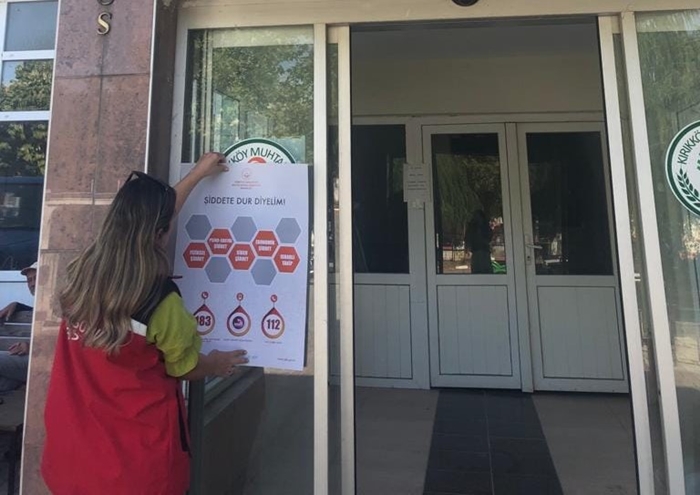 Lüleburgaz'da Bilgilendirme Afişleri Asıldı