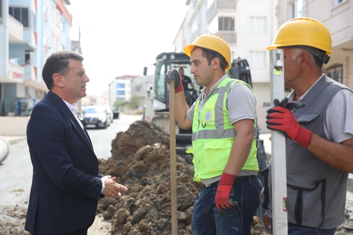 Kapaklı'da Yağmur Suyu Altyapısı Çalışmaları Hız Kesmeden Devam Ediyor