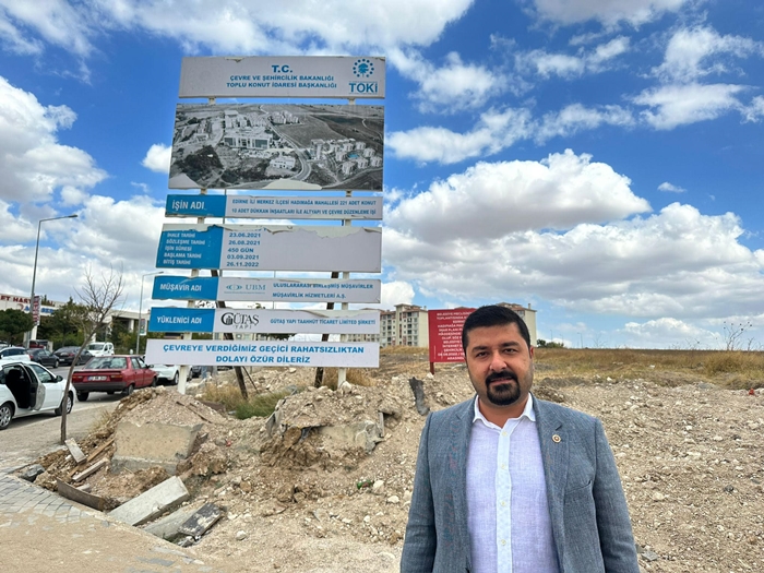Milletvekili Yazgan'dan Tamamlanmayan TOKİ Konutlarına Tepki