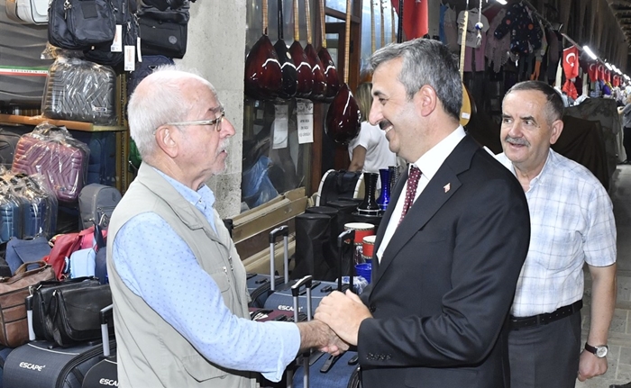 Vali Sezer'den Alipaşa Çarşısına Ziyaret