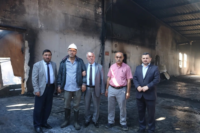 Yangın Sonrası Geçmiş Olsun Ziyareti
