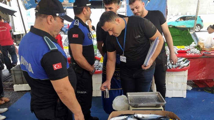 Çorlu'da Zabıta Ekiplerinden Pazar Denetimi