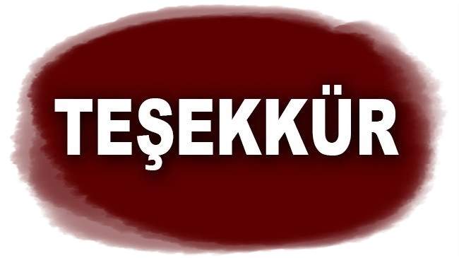 TEŞEKKÜR