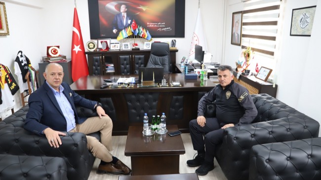Kırklareli İl Emniyet Müdürü Çamuroğlu'ndan Müdür Babuşçu'ya Ziyaret