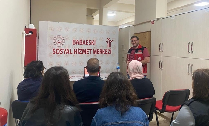Babaeski Sosyal Hizmet Merkezi'nde Bağımlılıkla Mücadele Eğitimi