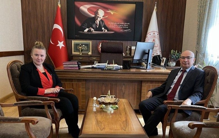 Kaymakam Yüce'den Müdür Özefsun'a Ziyaret