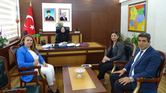 Eğitimcilerden Kaymakam Çanakcıoğlu'na Ziyaret