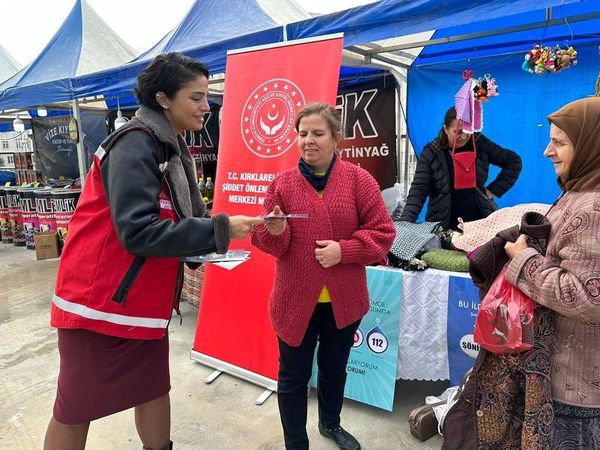 Kırklareli'nde Kadına Şiddetle Mücadele Etkinliği