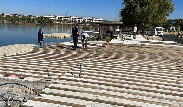 Tekirdağ Büyükşehir Belediyesinin İskele ve Restoran Projesine Devam Ediyor
