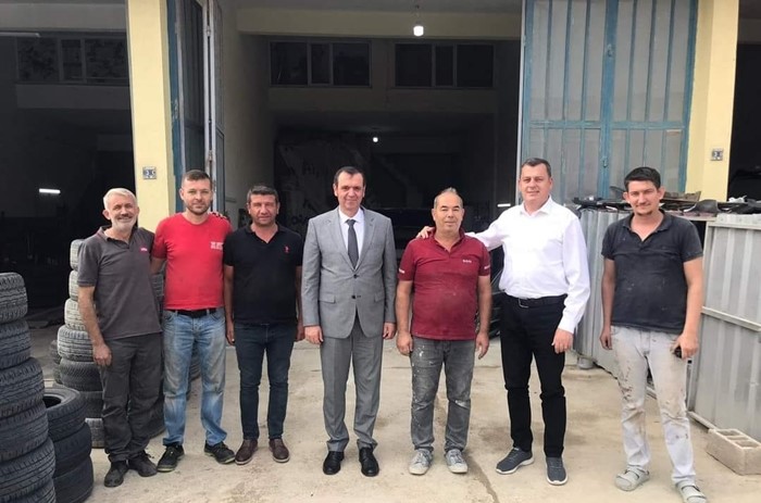 Yapımı Devam eden Vize İlçesi Sanayi Sitesi Yollarını İncelediler
