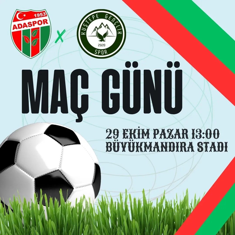 Lig'in 2. Haftasında Adaspor ile Kuştepe Gençlikspor