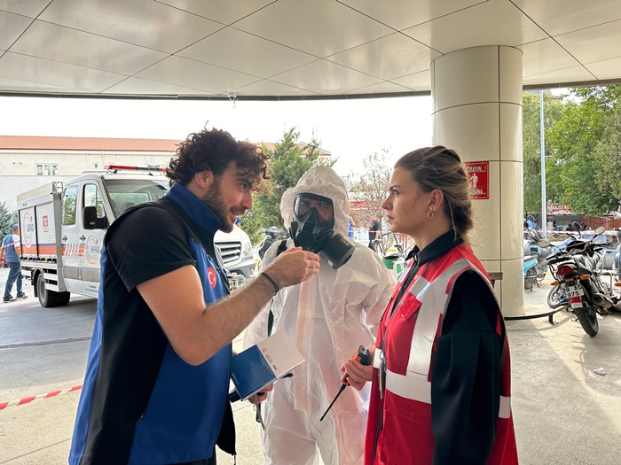 Kırklareli Eğitim ve Araştırma Hastanesinde KBRN Tatbikatı