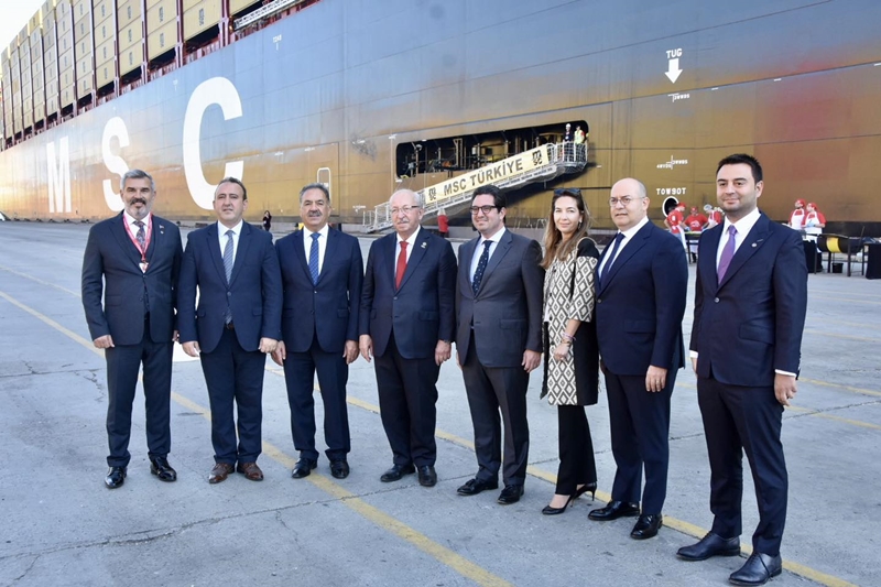 MSC Türkiye, Asyaport Limanı'nda İlk Liman Ziyaretini Gerçekleştirdi