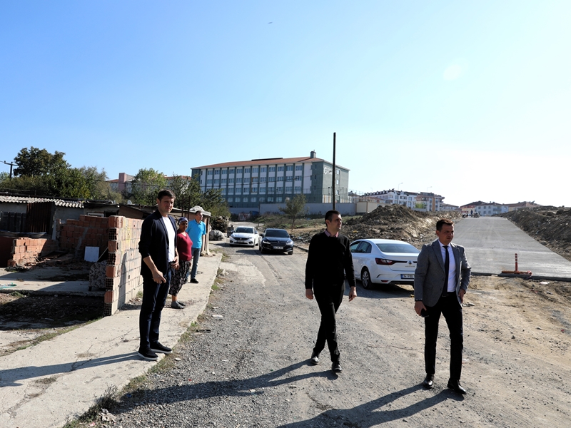 Başkan Akay Çalışmaları Yerinde İnceledi