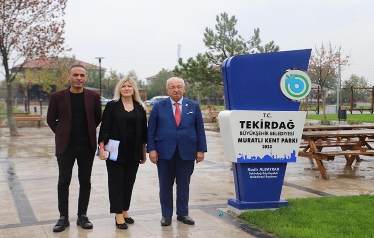 Tekirdağ Büyükşehir Belediyesi, Muratlı İlçesine Yeni Kent Parkını Açtı