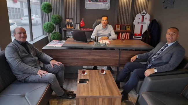 Babaeskispor, Sponsorları Sena Bilişim'e Teşekkür Ziyareti Yaptı