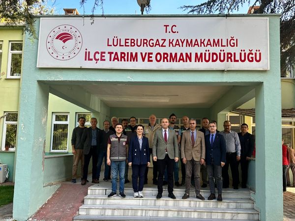 Kırklareli İl Tarım ve Orman Müdürü, Lüleburgaz İlçe Müdürlüğü Ziyaret Etti
