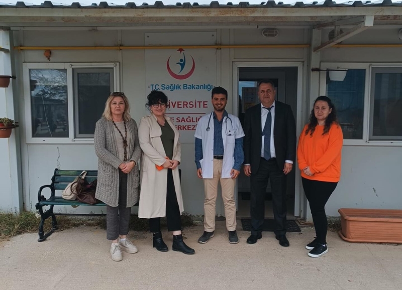 Kırklareli Merkez ilçe Üniversite ASM'yi ziyaret ettiler
