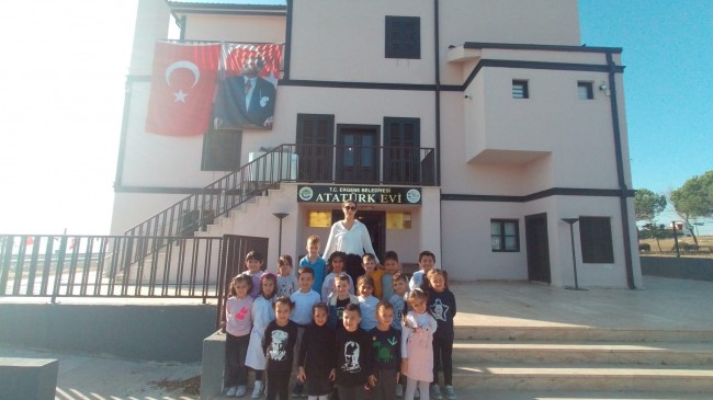 Anaokulu Öğrencileri Atatürk Evi ve Müzesini Ziyaret Etti