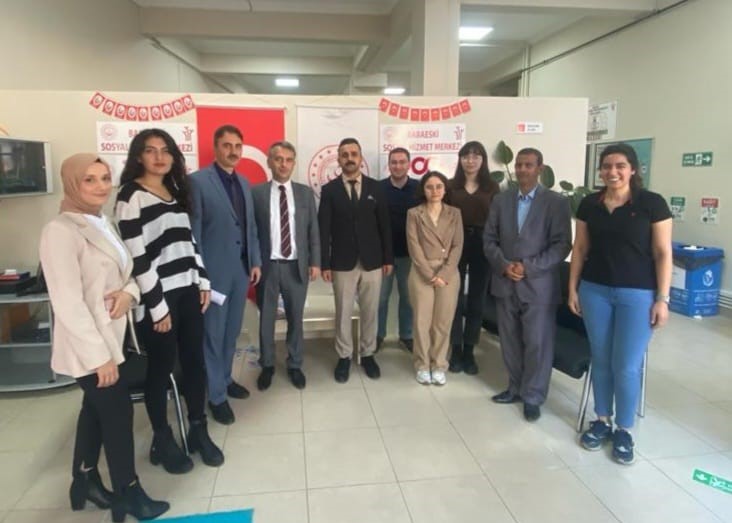 Babaeski Sosyal Hizmet Merkezi'nde İncelemelerde Bulundular